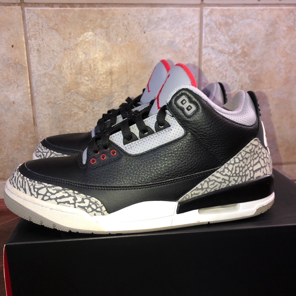 SOLD!! Jordan Black Cement 3s